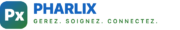 Logo Pharlix - Gerez. Soignez. Connectez.